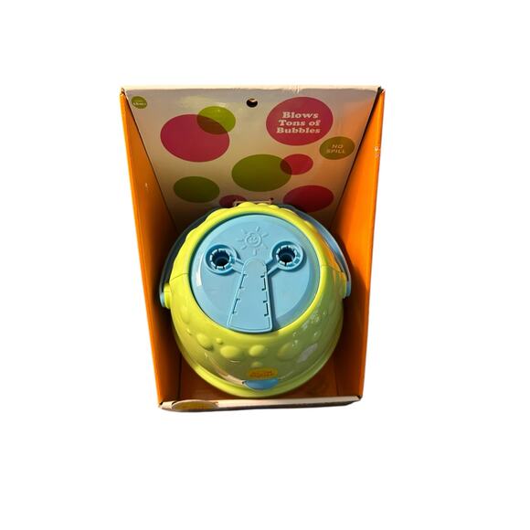 Sun Squad No-Spill Bubble Machine Blower Includes Bubble Solution Easy Fun Toy - Picture 3 of 4